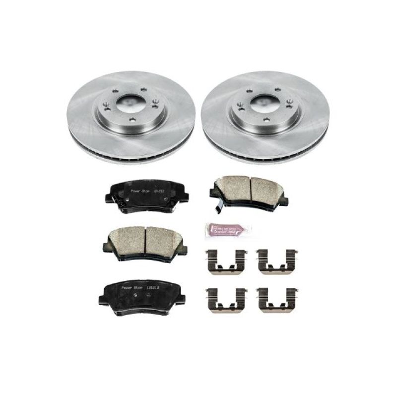 Power Stop 13-15 Hyundai Veloster Front Autospecialty Brake Kit Brake Kits - OE PowerStop