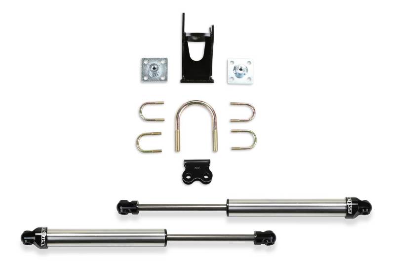 Fabtech 05-21 Ford F250/350 4WD Dual Steering Stabilizer System (Opposing Style) w/DL 2.25 Shocks Steering Stabilizer Fabtech