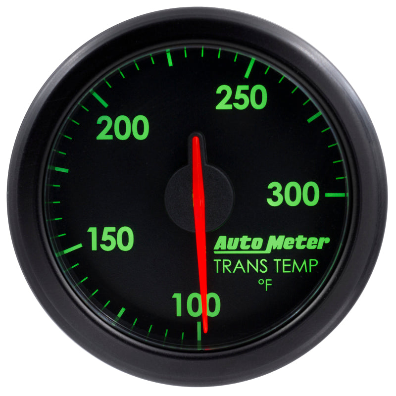 Autometer Airdrive 2-1/6in Trans Temperature Gauge 100-300 Degrees F - Black Gauges AutoMeter