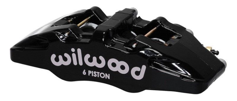 Wilwood Caliper-Forged Dynapro 6 5.25in Mount-L/H 1.62/1.38in/1.38in Pistons .81in Disc Brake Calipers - Perf Wilwood