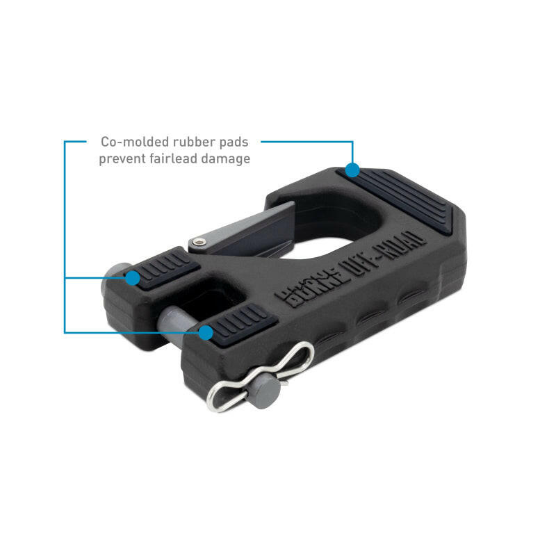 Borne Off-Road Winch Hook - 3/8in Rope - Hand Strap - Blue Winch Accessories Borne Off-Road