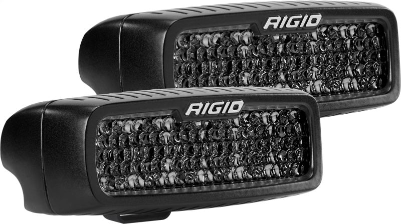 Rigid Industries SR-Q Series PRO Midnight Edition - Spot - Diffused - Pair Light Bars & Cubes Rigid Industries