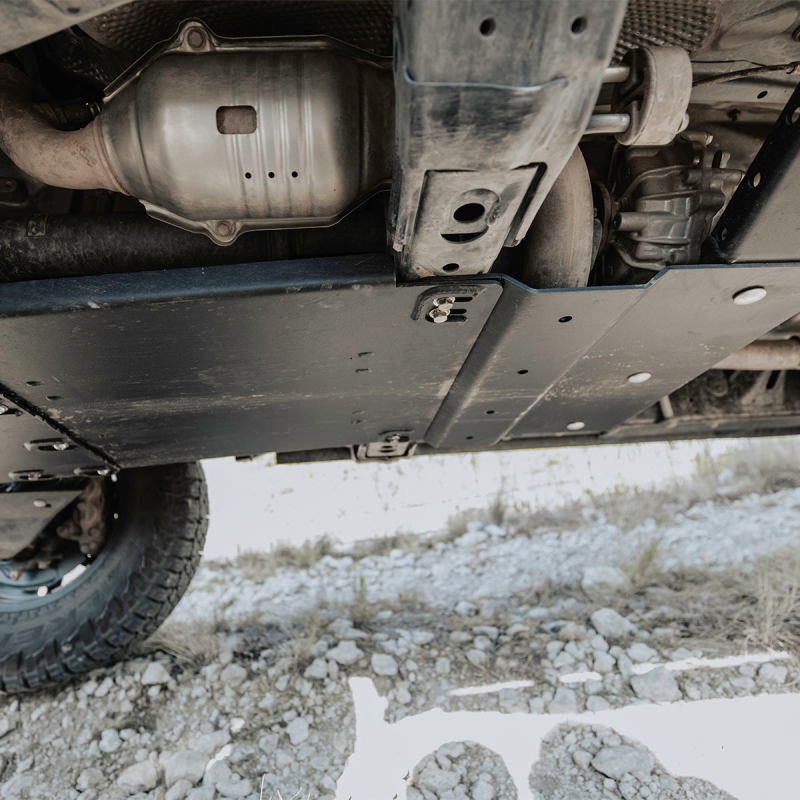 Cali Raised 10-24 Toyota 4Runner Transfer Skid Plate - Steel / Raw Skid Plates Cali Raised LED