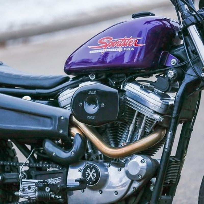 S&S Cycle Stealth Applications Tribute Air Cleaner Cover - Gloss Black Air Intake Components S&S Cycle