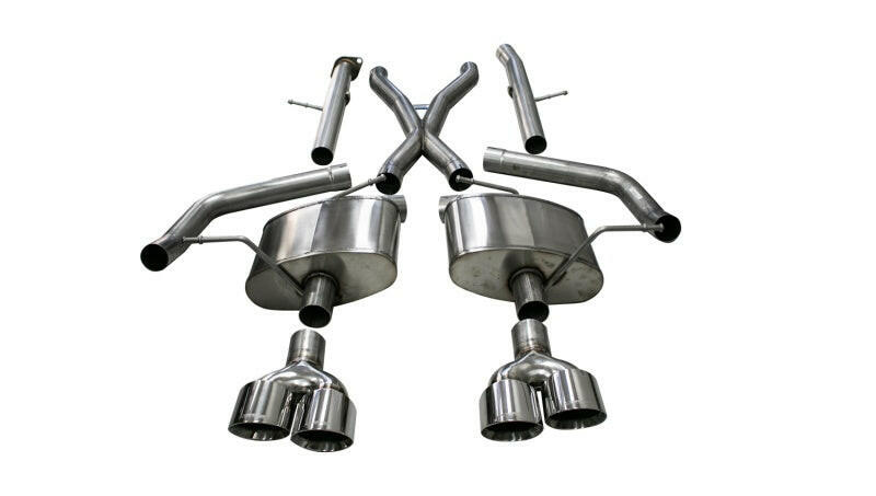 Corsa 18-21 Jeep Grand Cherokee TrackHawk 6.2L Xtreme Cat-Back Dual Rear Exit w/4.5in Polished Tips Catback CORSA Performance