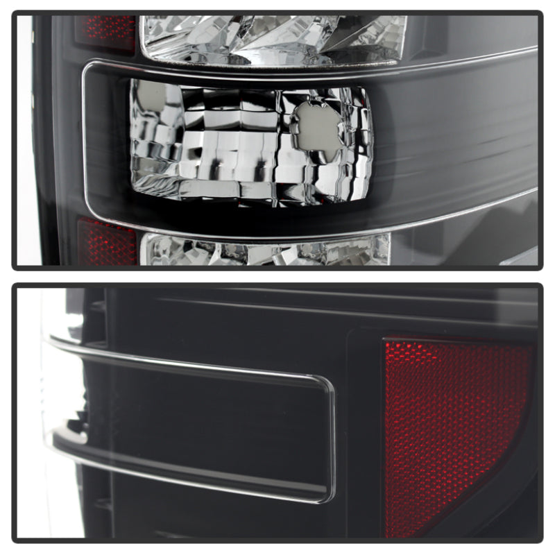 Spyder Ford F150 09-14 LED Tail Lights Black ALT-YD-FF15009-LED-BK Tail Lights SPYDER