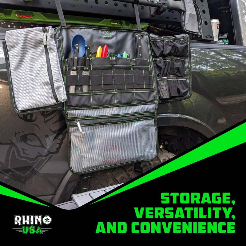 Rhino USA Camp Kitchen Organizer Bag (Black) Tool Storage Rhino USA