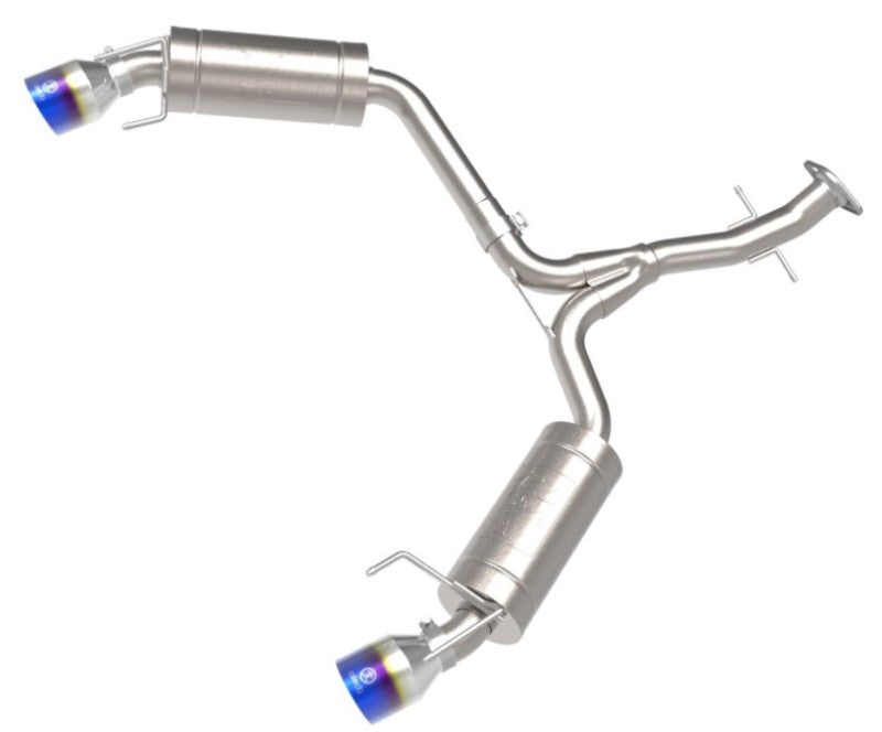 aFe POWER Takeda 06-13 Lexus IS250/IS350 SS Axle-Back Exhaust w/ Blue Flame Tips Axle Back aFe