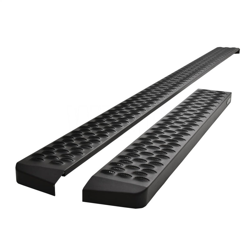 Westin Ford Transit Van 150/250/350 (46in Driver & 97in. Pass) Grate Steps Running Boards - Tex. Blk Running Boards Westin