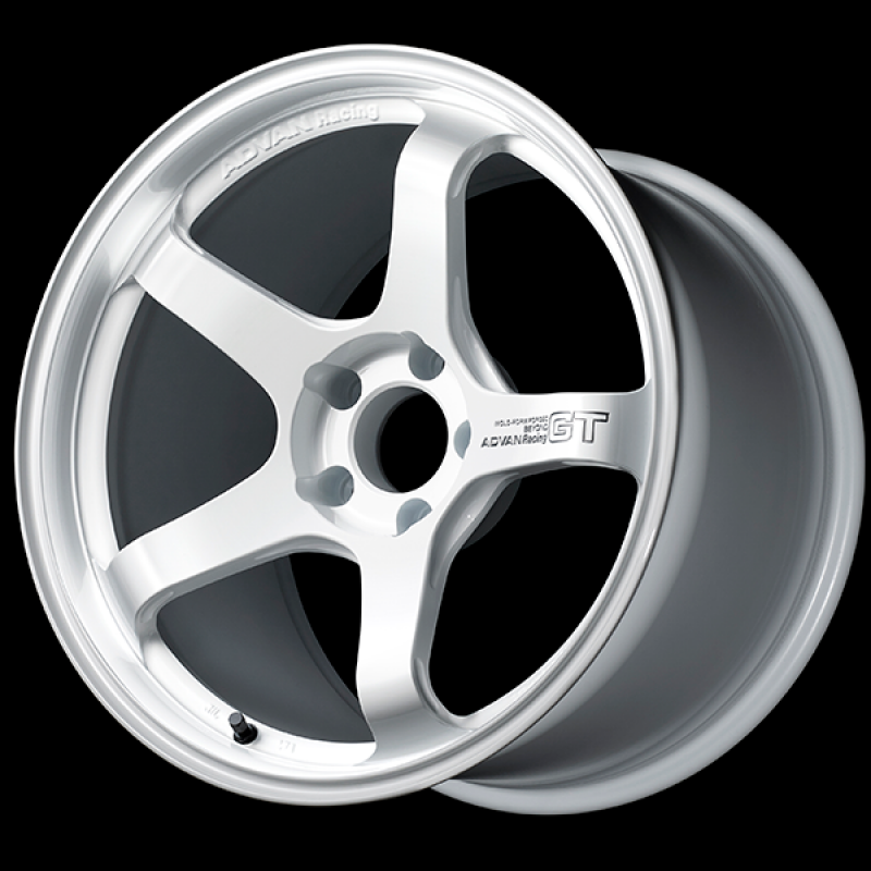 Advan GT Beyond 17X7.5 / +48 Offset / 5x114.3 BC / +48mm Bore / Racing White Wheels - Forged Advan