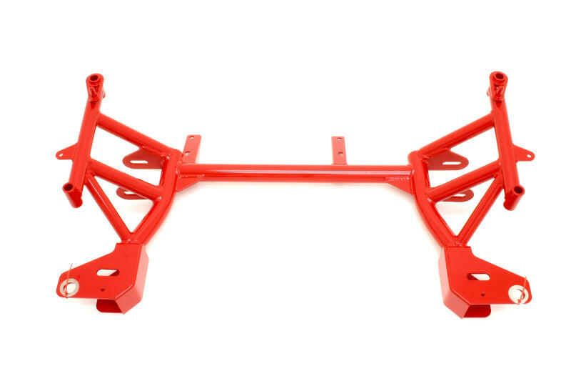 BMR 93-02 F-Body K-Member w/ No Motor Mounts and Pinto Rack Mounts - Red Crossmembers BMR Suspension
