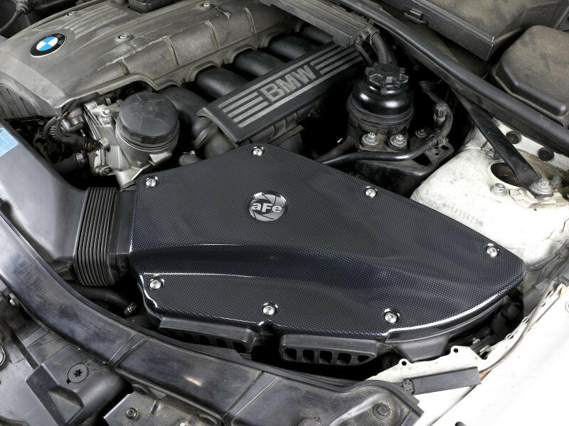 aFe MagnumForce Stage 2 Si Intake System P5R 06-11 BMW 3 Series E9x L6 3.0L Non-Turbo Cold Air Intakes aFe