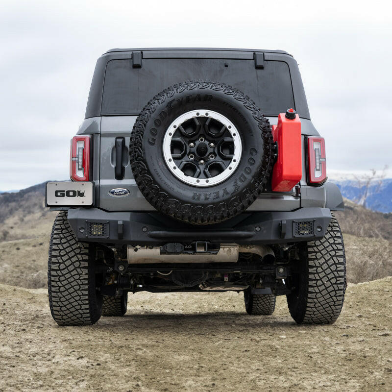 Go Rhino 21-24 Ford Bronco 2/4dr (Excl. Sport) Rockline Rear Full Width Bumper Bumpers - Steel Go Rhino