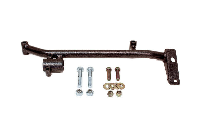 BMR 93-02 F-Body Manual Steering Bracket (For Stock K-Member Only) - Black Hammertone Steering Racks BMR Suspension