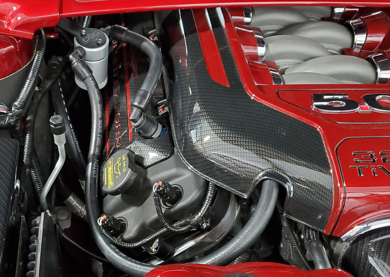 J&L Oil Separator 3.0 Passenger Side 2011-14 Mustang GT/12-13 Boss 302 Remote Mount - Clear Anodized Oil Separators J&L