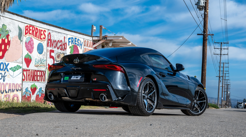Borla 20-25 Toyota GR Supra ATAK Cat-Back Exhaust System w/ Chrome Tips Catback Borla