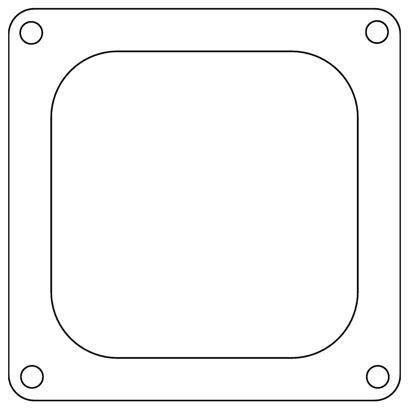 Cometic Holley 4500 Dominator .047in Fiber Carburetor Gasket - 4.775in x 4.775in - Open Plenum Gasket Kits Cometic Gasket