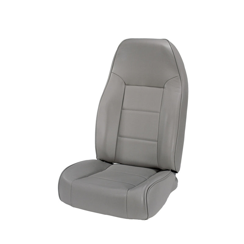 Rugged Ridge High-Back Front Seat Non-Recline Gray 76-02 CJ&Wrang Seat Brackets & Frames Rugged Ridge