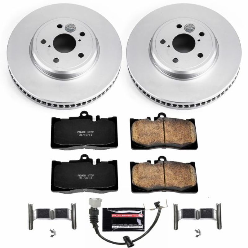 Power Stop 01-06 Lexus LS430 Front Z17 Evolution Geomet Coated Brake Kit Brake Kits - Performance Blank PowerStop