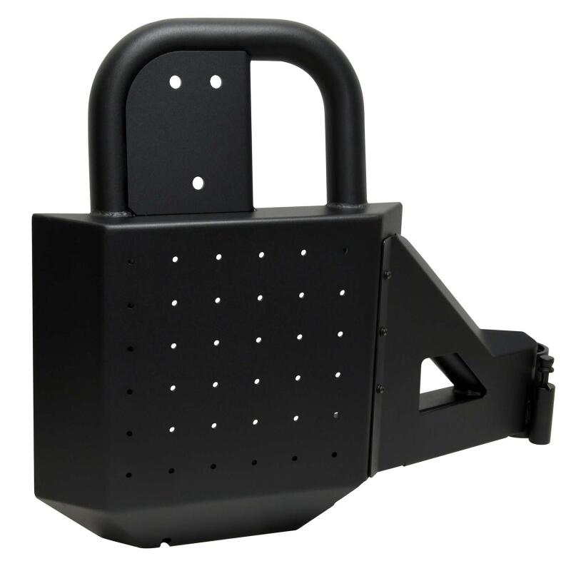 Westin 18-25 Wrangler JL Aceessory For XTS Rear - P/S Swingout - Tex. Blk Bumpers - Steel Westin