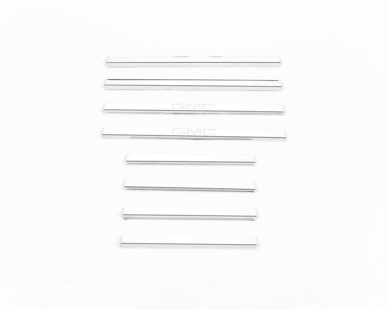 Putco 14-18 GMC Sierra LD - Crew Cab w/ GMC Etching (8pcs) SS Door Sills Door Panels Putco
