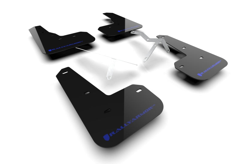 Rally Armor 23-24 Acura Integra Type S Black Mud Flap w/Blue Logo Mud Flaps Rally Armor