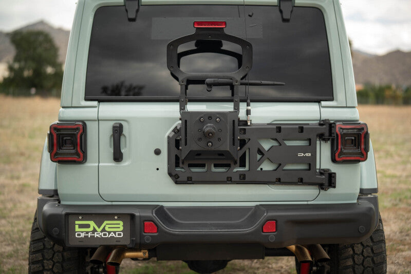 DV8 Offroad 18-25 Jeep Wrangler JL Spare Tire Carrier Chase Racks DV8 Offroad
