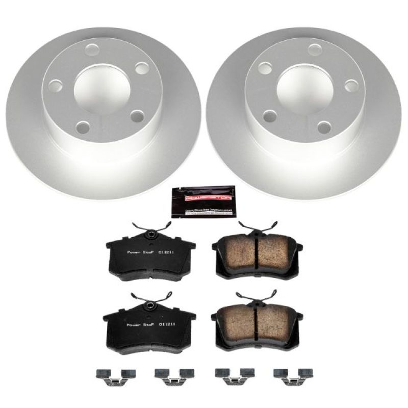 Power Stop 98-04 Audi A6 Rear Z23 Evolution Sport Coated Brake Kit Brake Kits - Performance D&S PowerStop