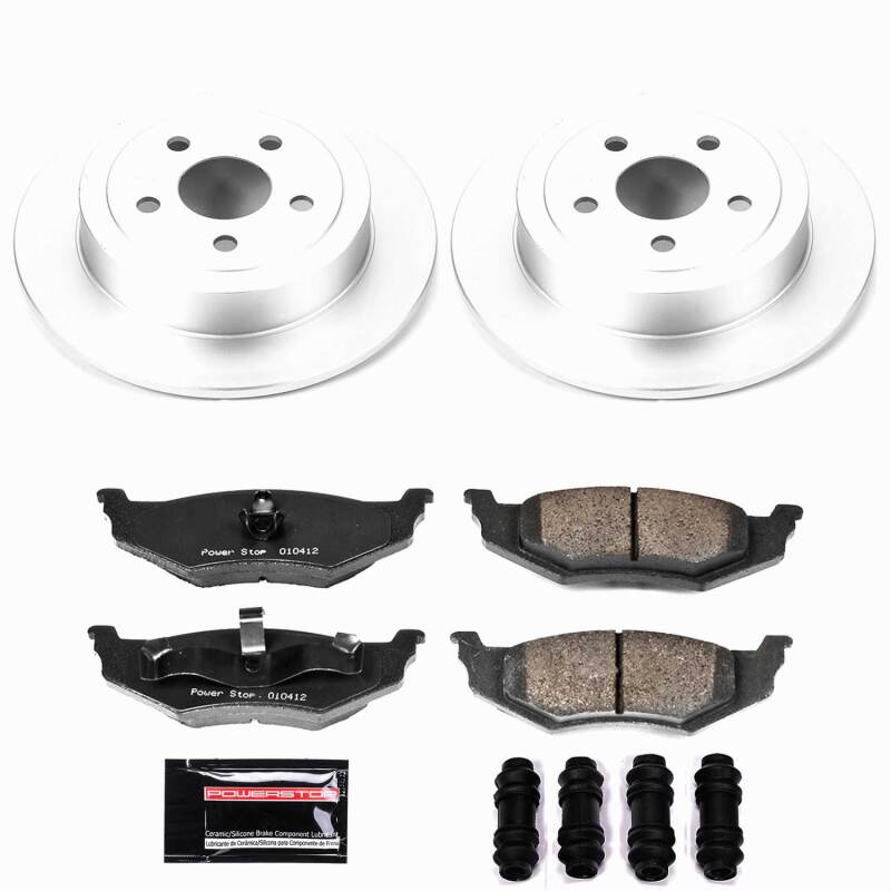 Power Stop 95-00 Chrysler Cirrus Rear Z23 Coated Brake Kit Brake Kits - Performance D&S PowerStop