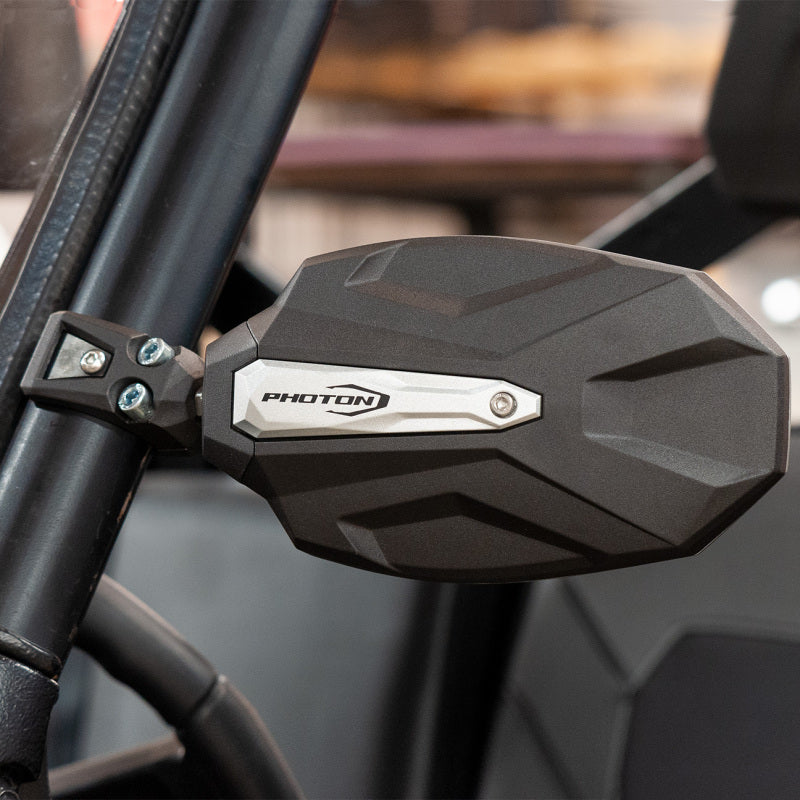 Seizmik 13+ Can/CFM/JD/ Pol Photon Sideview Mirror - Pro-fit Clamp Pair Side Mirrors Seizmik