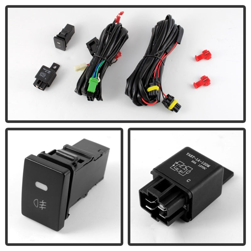 Spyder Toyota Tundra 07-13 All Double Cab/CrewMax OEM Fog Lightsw/swch Smke FL-CL-TTU07-SM Fog Lights SPYDER