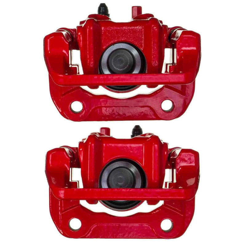 Power Stop 07-11 Honda CR-V Rear Red Caliper w/Bracket (Pair) Brake Calipers - Perf PowerStop