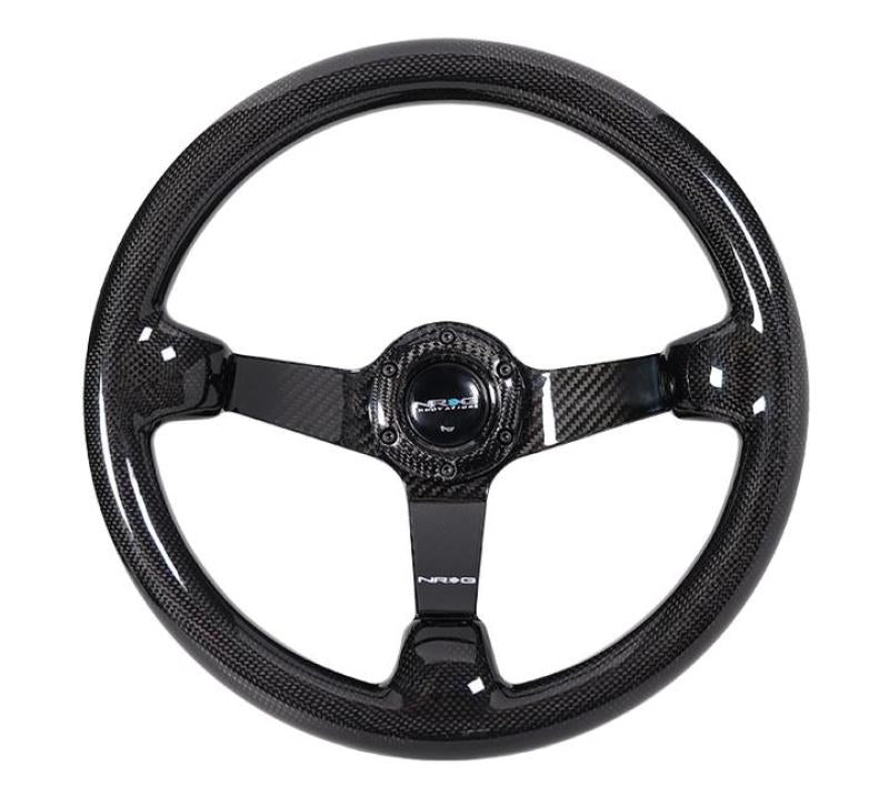 NRG Forged Carbon Fiber Steering Wheel (350mm / 3in. Deep) Steering Wheels NRG