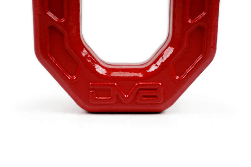 DV8 Offroad Elite Series D-Ring Shackles - Pair (Red) Bumper Accessories DV8 Offroad