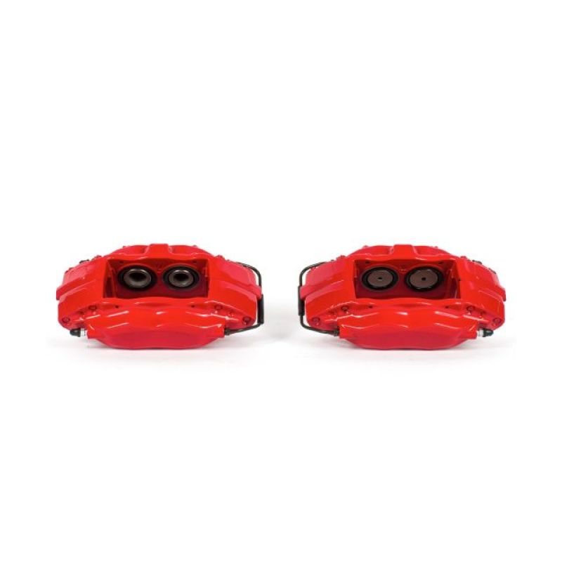 Power Stop 10-15 Chevrolet Camaro Front Red Calipers w/o Brackets - Pair Brake Calipers - Perf PowerStop