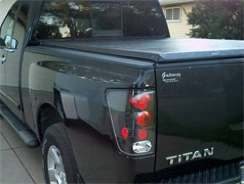 Spyder Nissan Titan 04-14 Euro Style Tail Lights Black ALT-YD-NTI04-BK Tail Lights SPYDER
