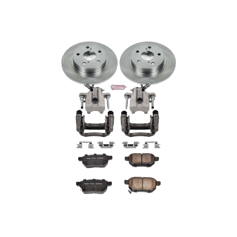 Power Stop 11-16 Scion tC Rear Autospecialty Brake Kit w/Calipers Brake Kits - OE PowerStop