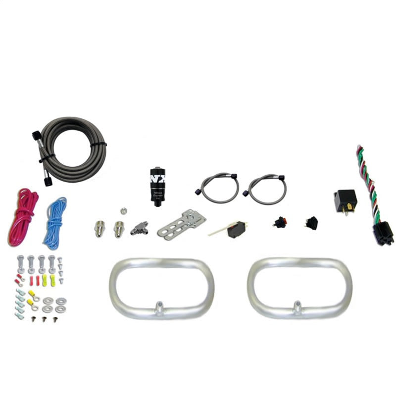 Nitrous Express Dual Ntercooler Ring System (2 - 6 x 6 Rings) w/o Bottle Intercooler Sprayers Nitrous Express
