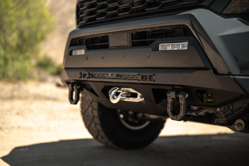DV8 24-25 Toyota Tacoma Spec Series Front Winch Bumper - Micro-Texture Black Bumpers - Steel DV8 Offroad