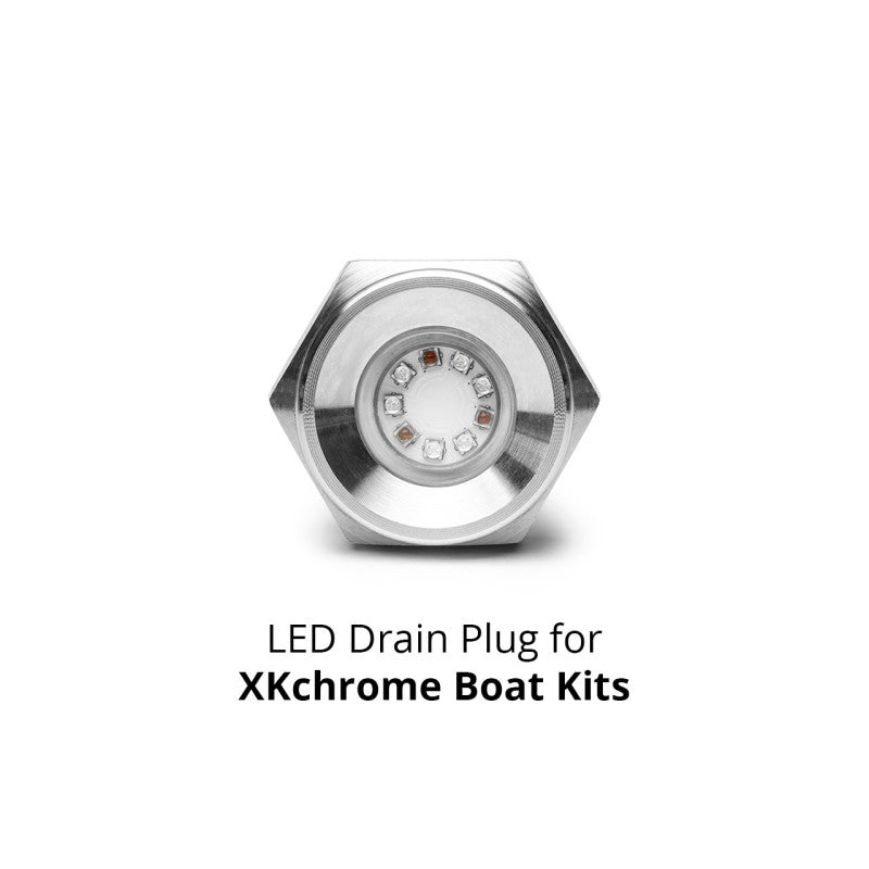 XK Glow Drain Plug IP 68 Marine Underwater Light 13.5W 1/2in Light Accessories and Wiring XKGLOW