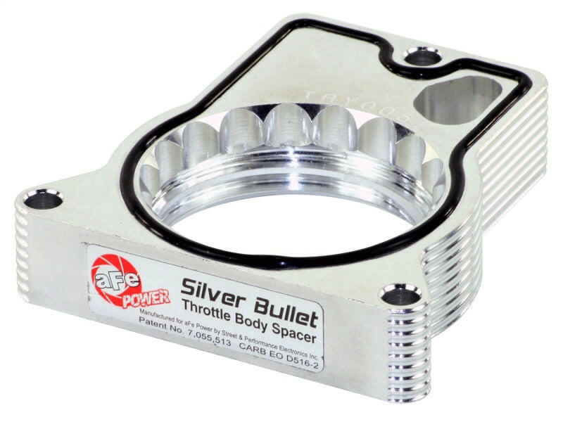 aFe Silver Bullet Throttle Body Spacers TBS GM C/K 1500/2500/3500 96-00 V8-5.0L 5.7L Throttle Body Spacers aFe