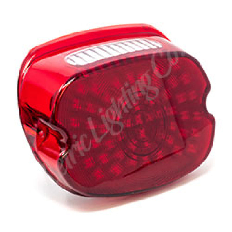 Letric Lighting 99-23 Square Back Model SO-LO Slantback Low-Profile LED Taillight - Red Lens Tail Lights Letric Lighting