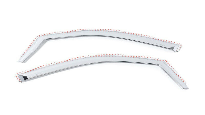 Putco 2020 Chevy Silv/Sierra HD 2500/3500 Crew/Dbl Cab (Front Only) Element Chrome Window Visors Wind Deflectors Putco