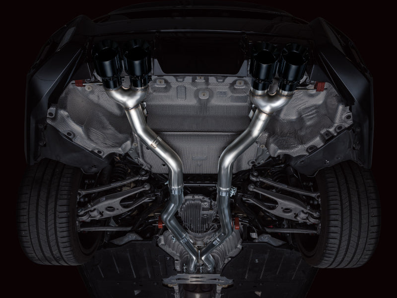 AWE Tuning 23-24 BMW G87 M2 Track Edition Exhaust - Diamond Black Tips Catback AWE Tuning