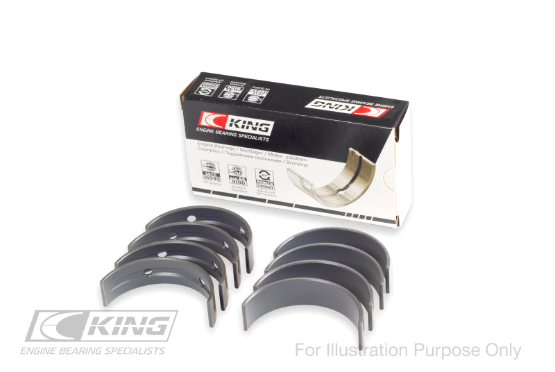 King Engine Bearings GM LS 4.3 V6 Main Bearing Set Bearings King Engine Bearings