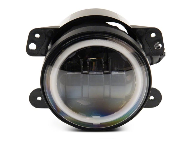 Raxiom 07-18 Jeep Wrangler JK Axial Series Halo LED Fog Lights- Amber Headlights Raxiom