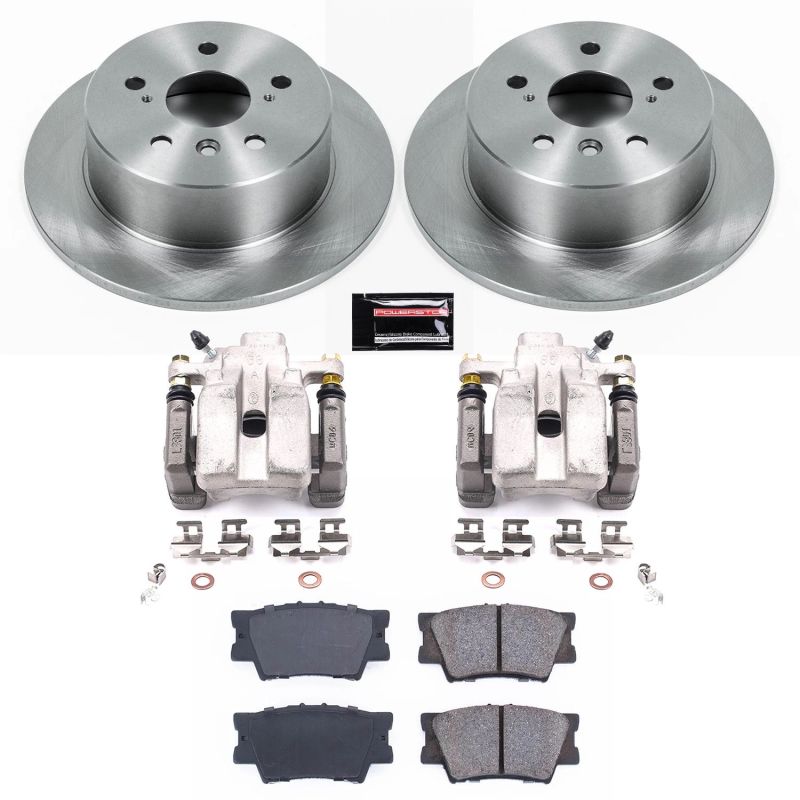 Power Stop 13-18 Lexus ES300h Rear Autospecialty Brake Kit w/Calipers Brake Kits - OE PowerStop