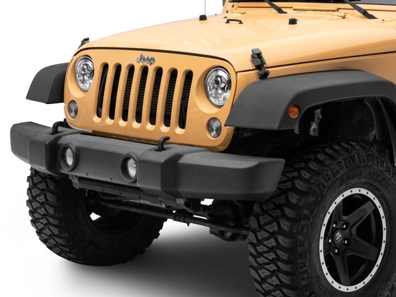 Raxiom 07-18 Jeep Wrangler JK 7-In LED Headlights- Chrome Housing (Clear Lens) Headlights Raxiom
