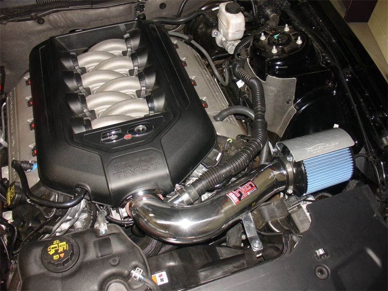 Injen 11 Ford Mustang GT V8 5.0L Power-Flow Polished Short Ram Air Intake w/ MR Tech & Heat Shield Cold Air Intakes Injen