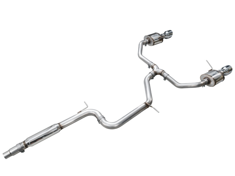 AWE Tuning 22-25 Volkswagen Jetta GLI Touring Edition Exhaust - Chrome Silver Tips Catback AWE Tuning